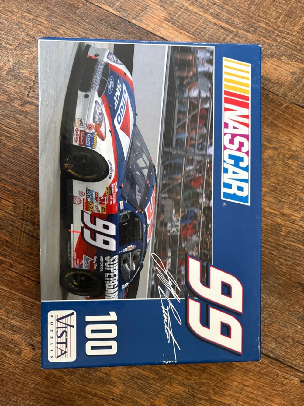 Nascar #99 Puzzle Box in Blue, Red, White